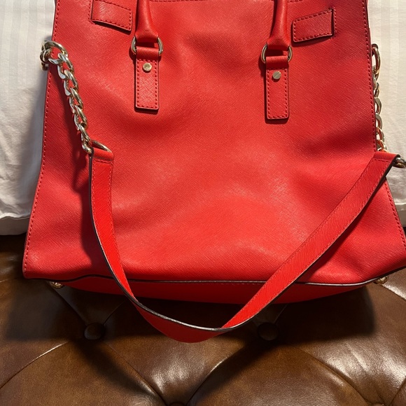 Michael Kors Red Leather Bag - Picture 7 of 7